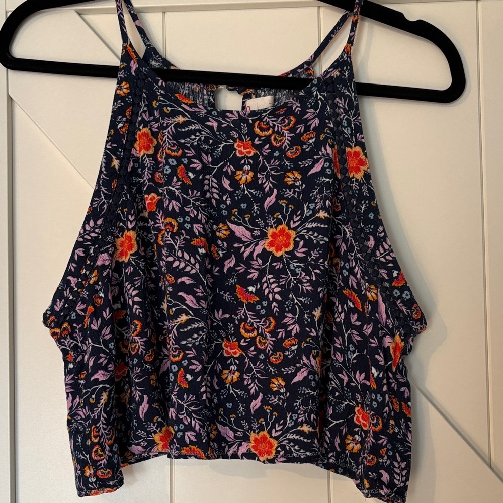 SO Floral Print Women's Crop Top
